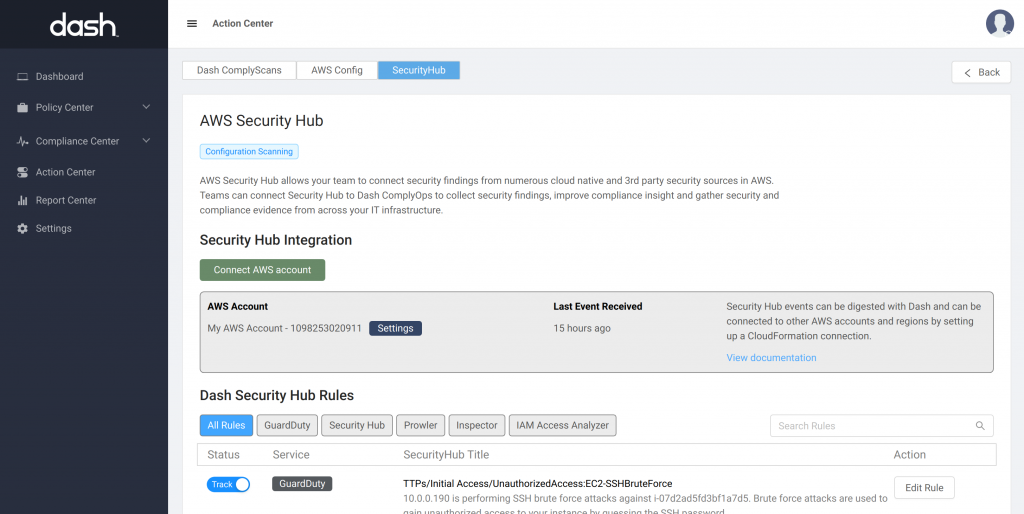 aws security hub