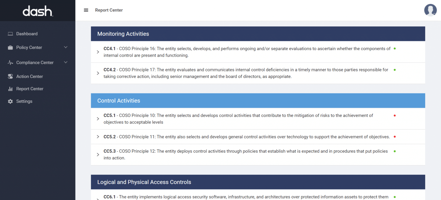 SOC 2 Cloud Automation Dash Solutions