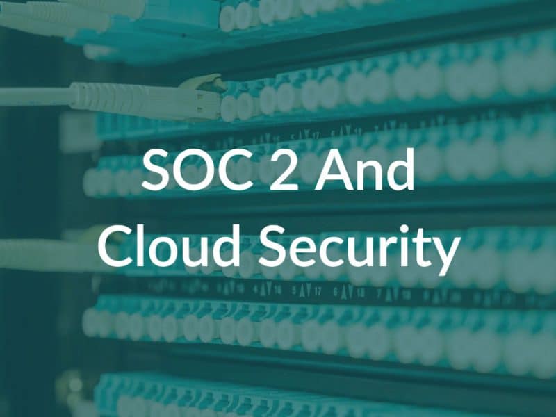 SOC 2 and cloud security