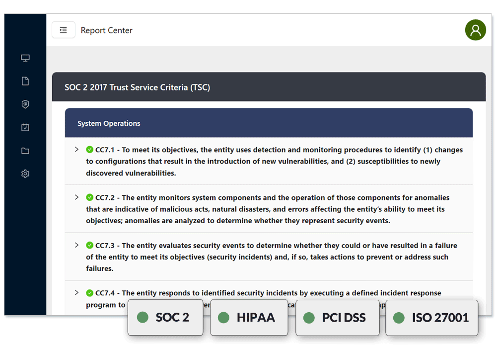 dash compliance reports