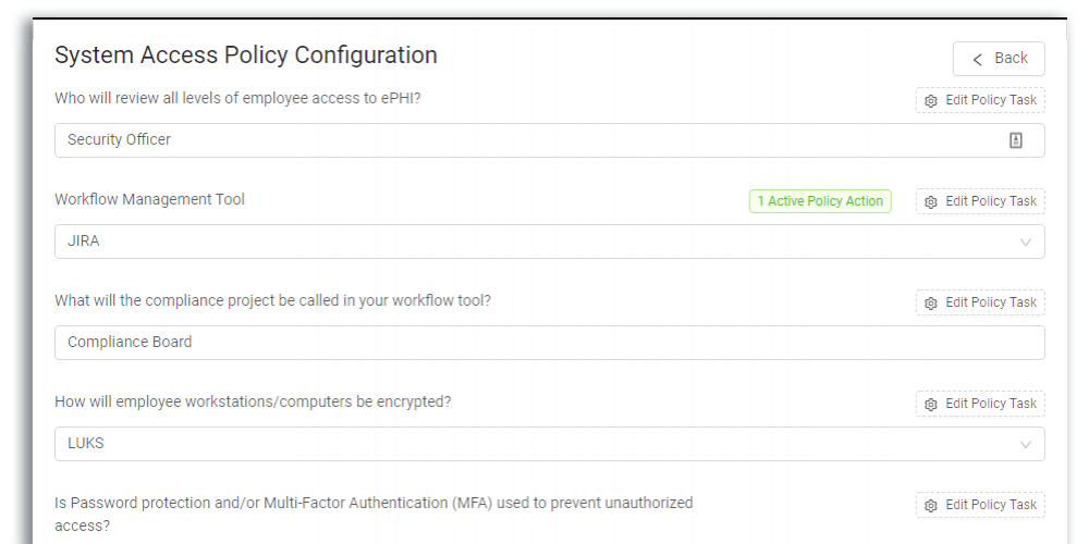 hipaa compliance policies